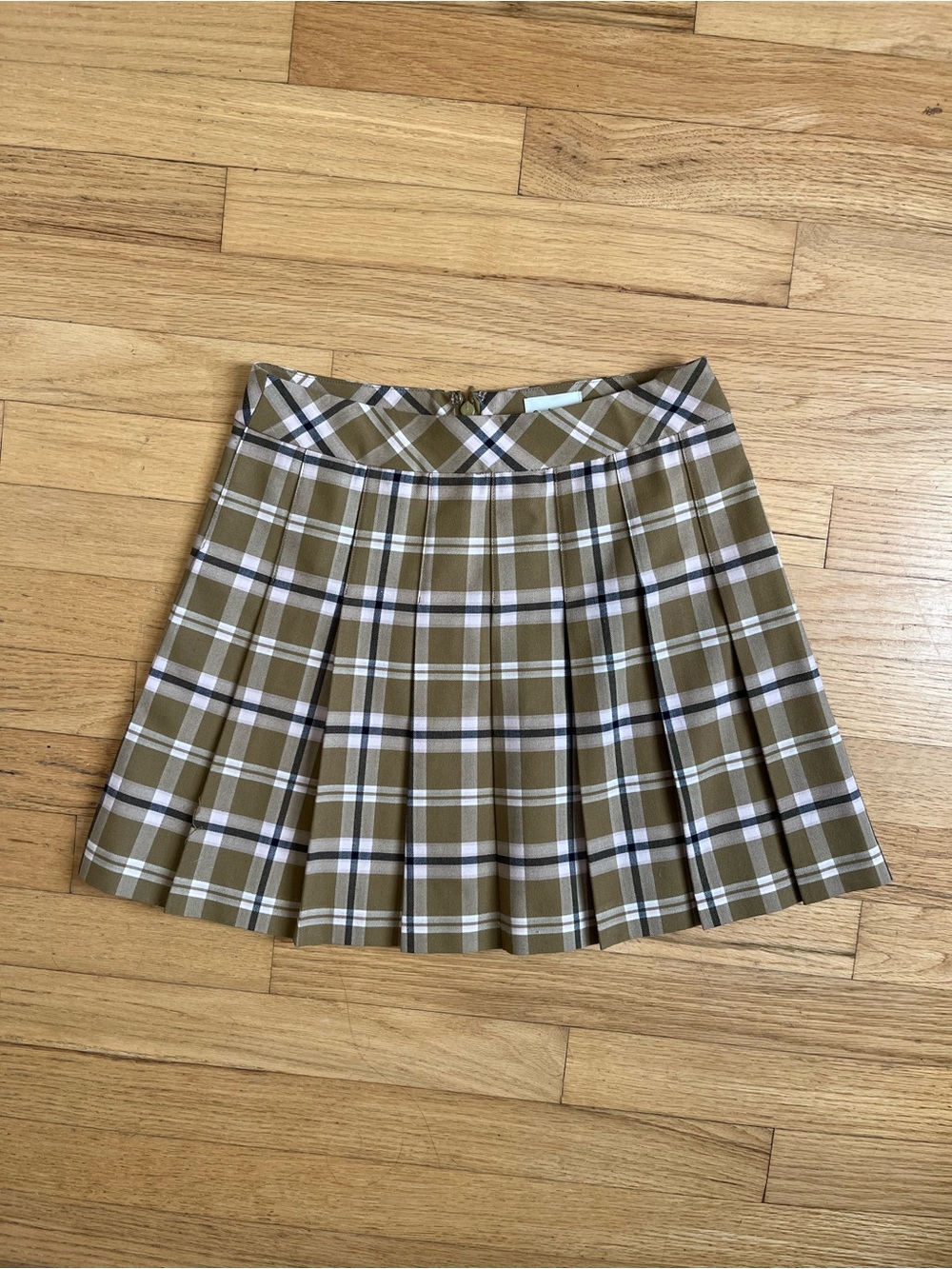 NWOT Aritzia Sunday Best Plaid Mini Skirt 0